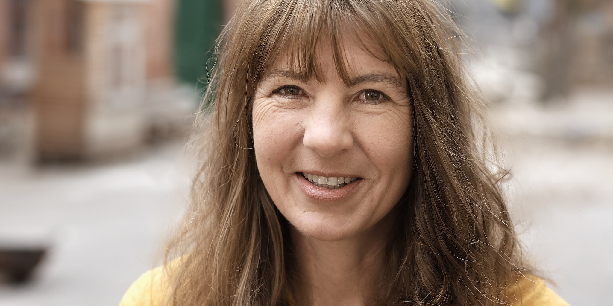 Portrait von Anke Kurz in der alten Seegrasspinnerei