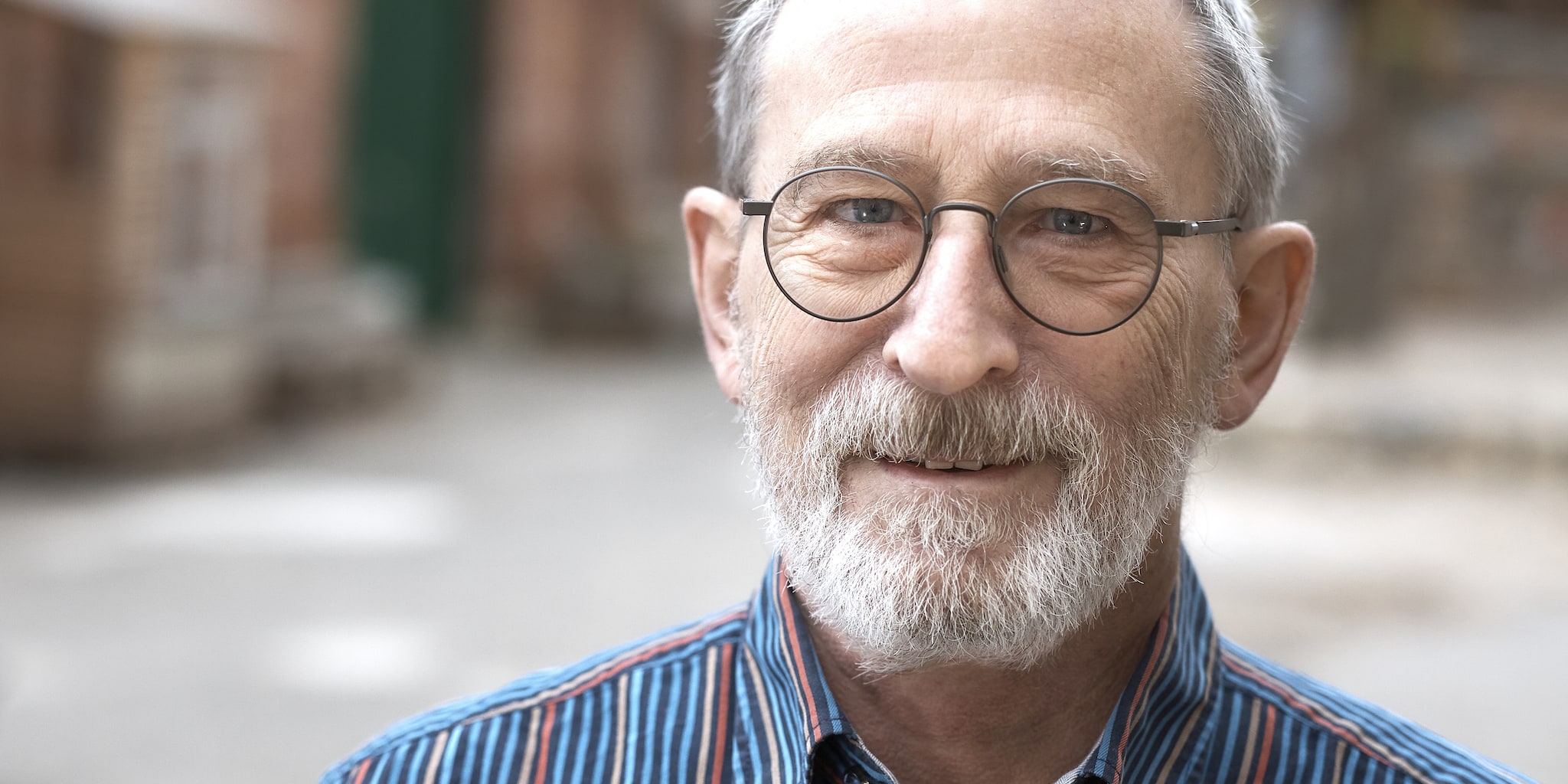 Portrait von Klaus-Dieter Bühler in der alten Seegrasspinnerei